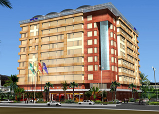 HOTEL BUILDING AT MUSCAT